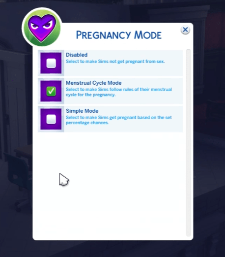 Wicked Whims Pregnancy Mode Options 