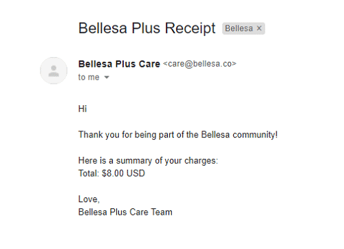 Bellesaplus.co email