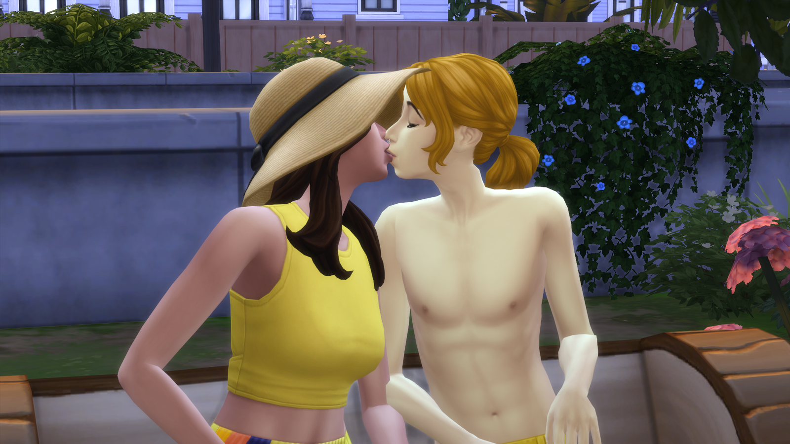Clover and Juniper Share a kiss